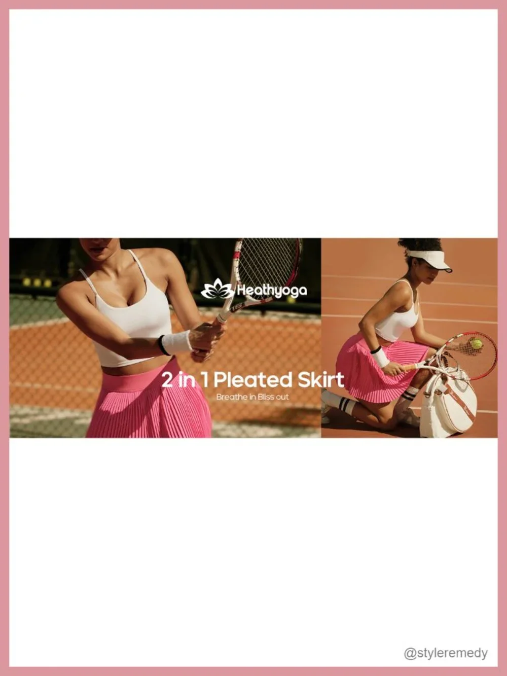 High Waisted Pleated Tennis Skirts for Women with Pockets Golf Skorts